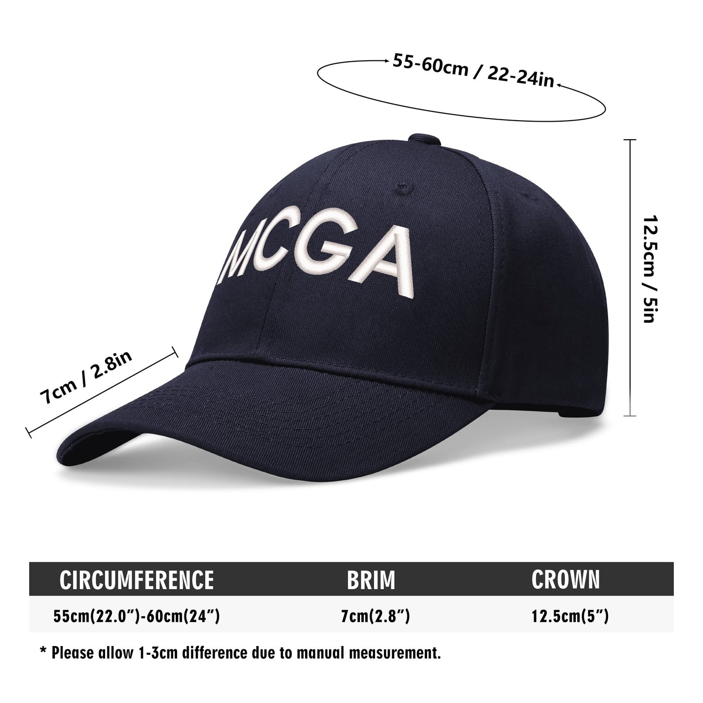 MCGA Hat - Embroidered - Make Canada Great Again Hat