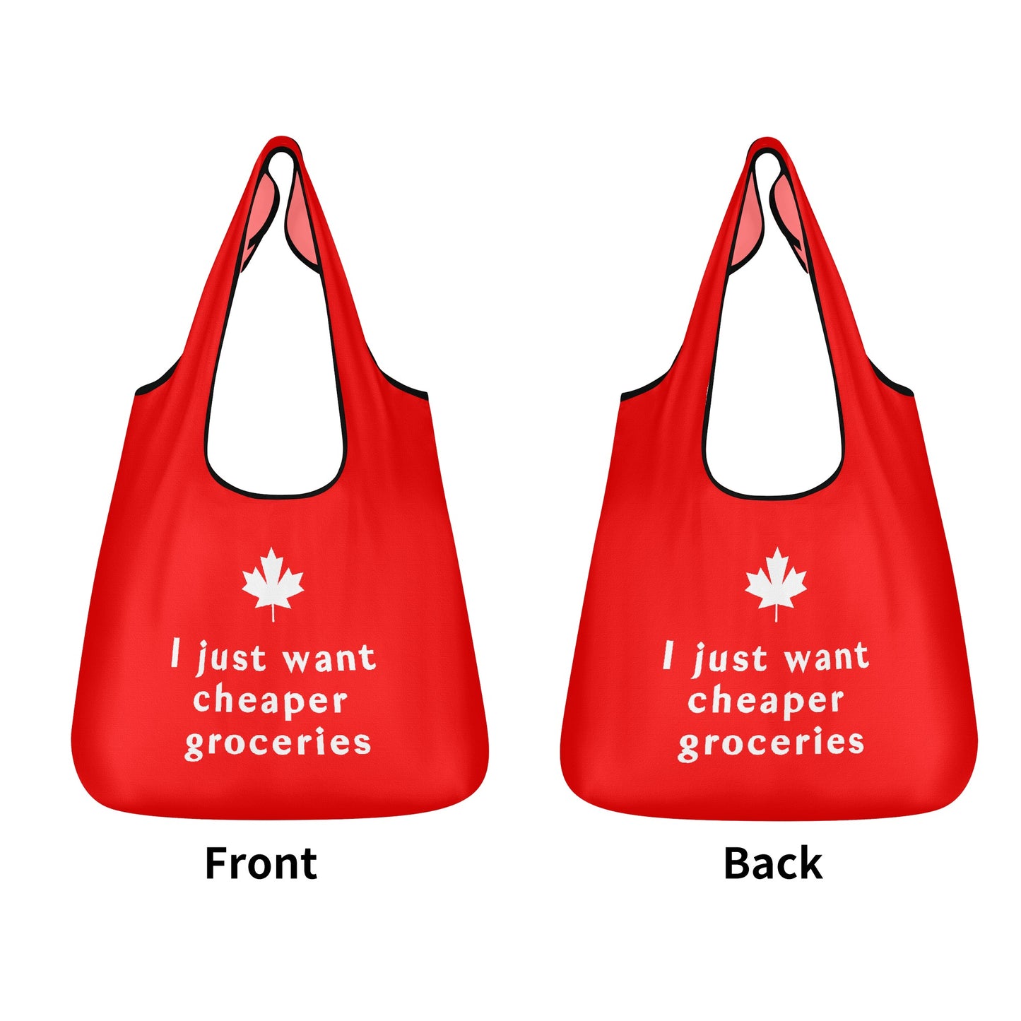 I just want Cheaper Groceries - 3 Pack of Grocery Bags