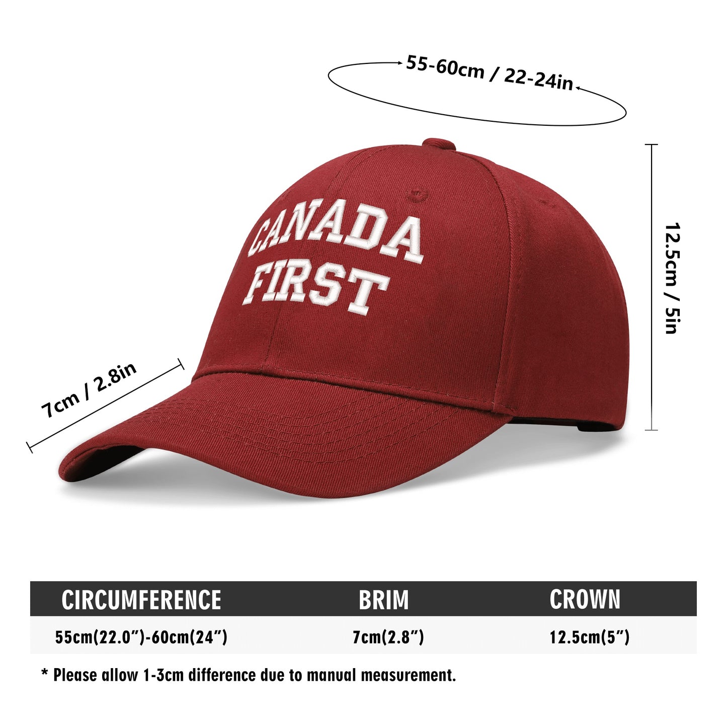 Canada First Hat - Embroidered