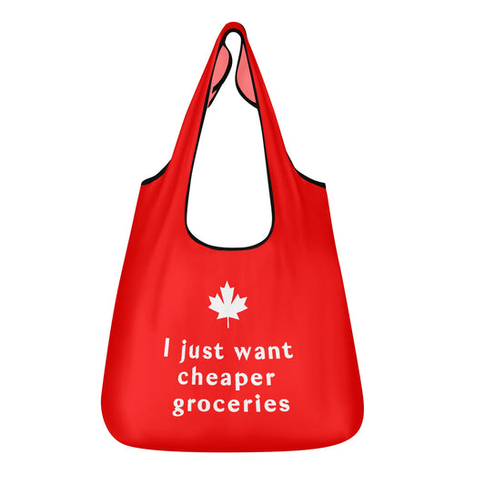 I just want Cheaper Groceries - 3 Pack of Grocery Bags